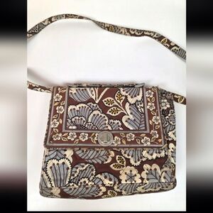 Vera Bradley Julia Convertible Crossbody Bag – Slate Blooms